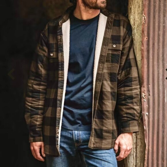 RedHead fleece-lined red & black plaid long sleeved jacket. Men’s size XL - Picture 5 of 13